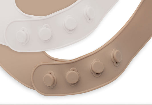 Babero silicona estampado Elefantes- JOLLEIN