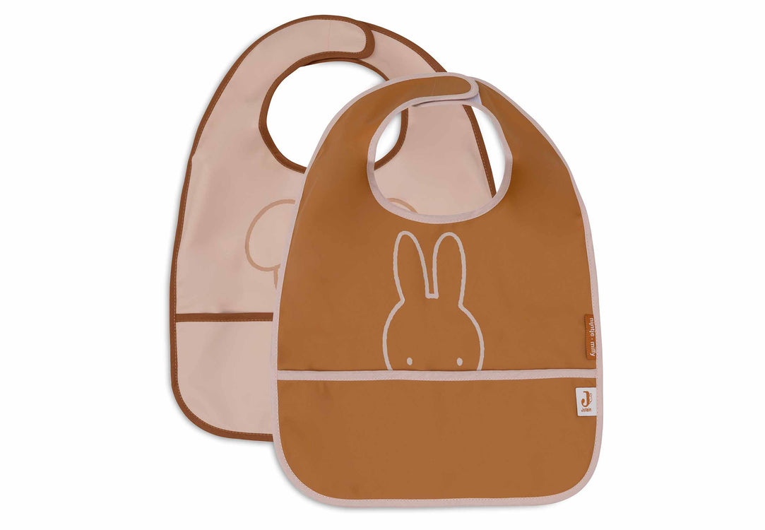 BABERO Waterproof conejito-Perrito Rosa silvestre- JOLLEIN