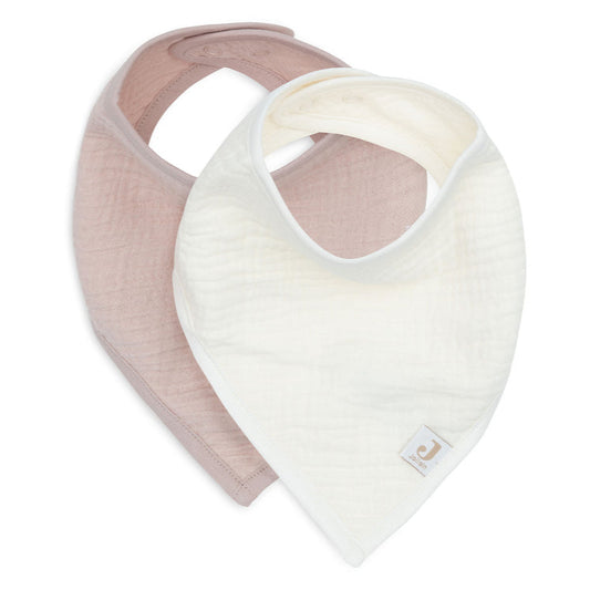 Bandana waterproof muselina Rosa Silvestre- Avena- JOLLEIN