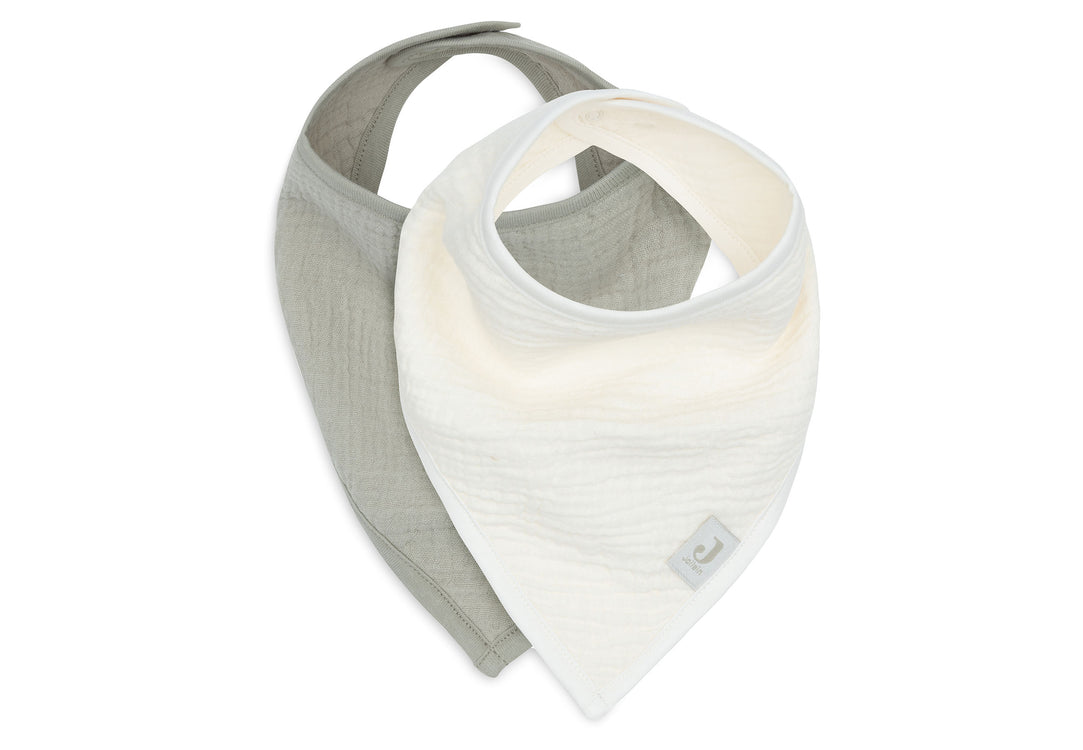 Bandana waterproof muselina Verde Oliva- Crudo- JOLLEIN