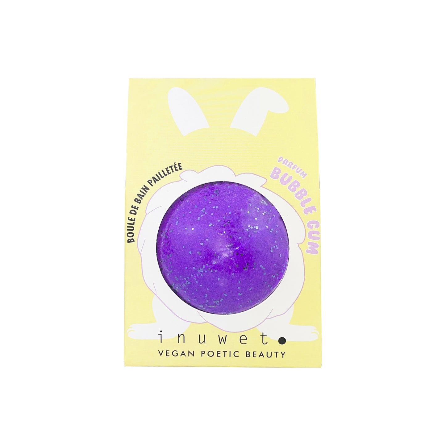 Bombas de baño purpurina aroma chicle- INUWET