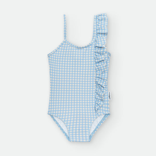 Bañador entero Niña Vichy- WATERLEMON