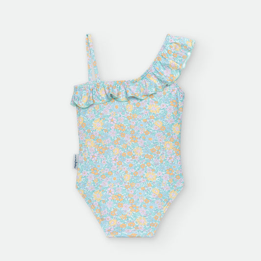 Bañador entero Niña estampado Secret Garden- WATERLEMON