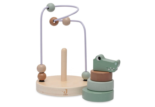 Laberinto de cuentas de madera Jungla - JOLLEIN