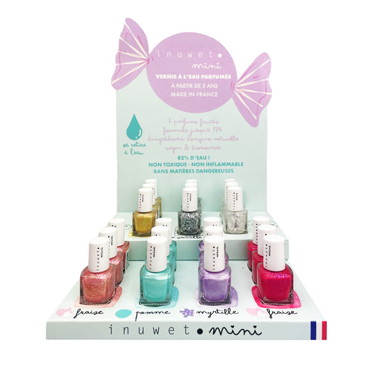 Esmalte de Uñas Rosa Olor Fresa- INUWET