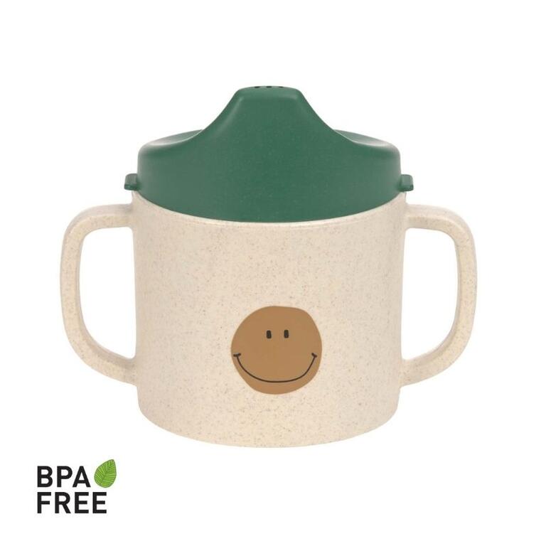 Vaso con asa y tapa Smile -LÄSSIG
