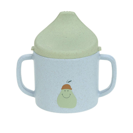 Vaso con asa y tapa Limón-LÄSSIG