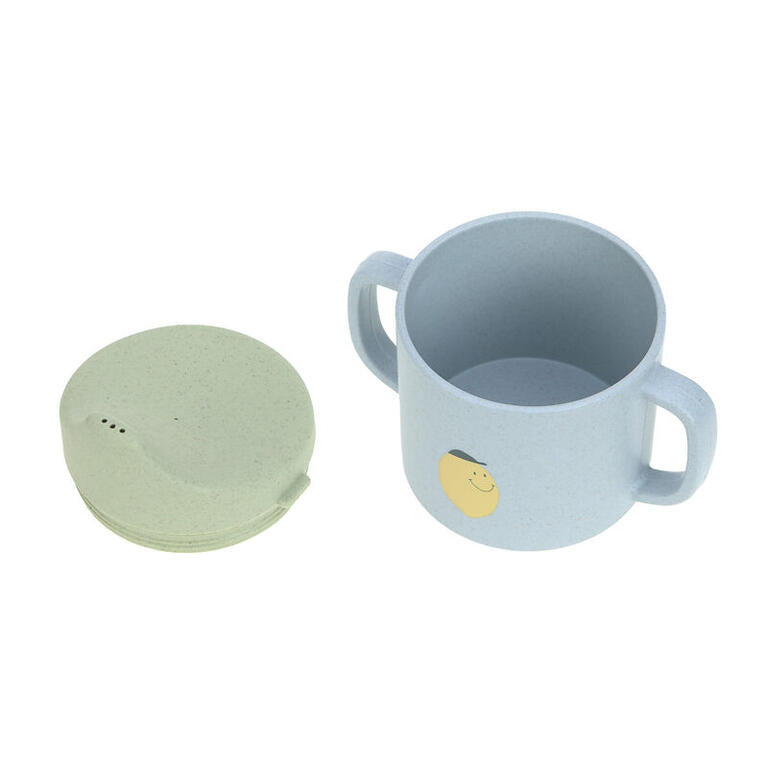 Vaso con asa y tapa Limón-LÄSSIG