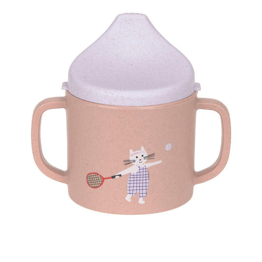 Vaso con asa y tapa Gato-LÄSSIG