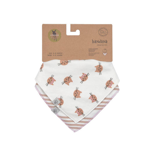 Bandanas Gatitos -Rayas 2pcs.-LÄSSIG