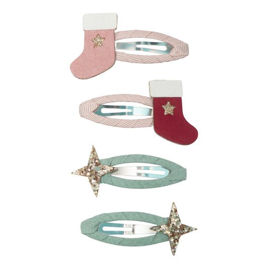 Clips Calcetín de Navidad y Estrellas- MIMI & LULA