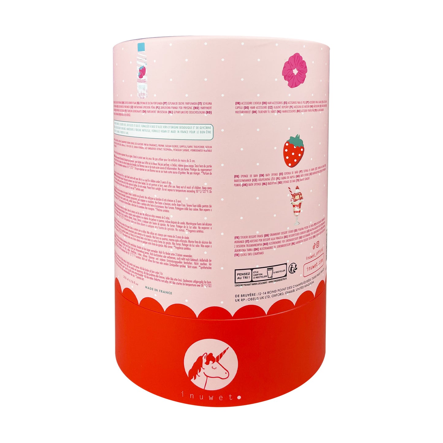 Set de Baño Dulce Fresa Aroma Fresa- INUWET