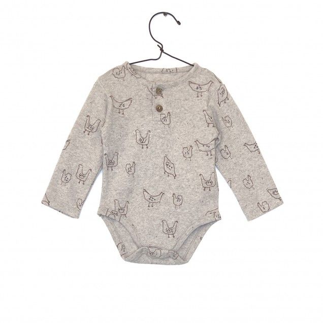 Body rib estampado de gallinas - PLAY UP