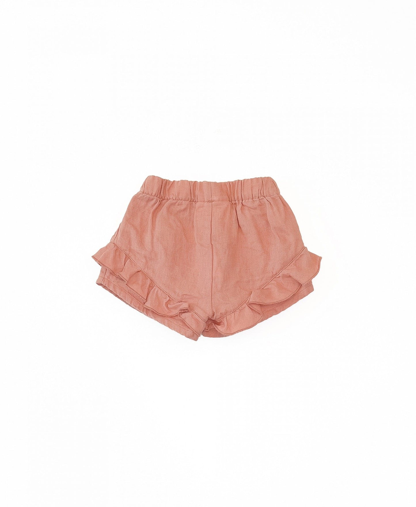 Pantalón corto lino volantes- PLAY UP