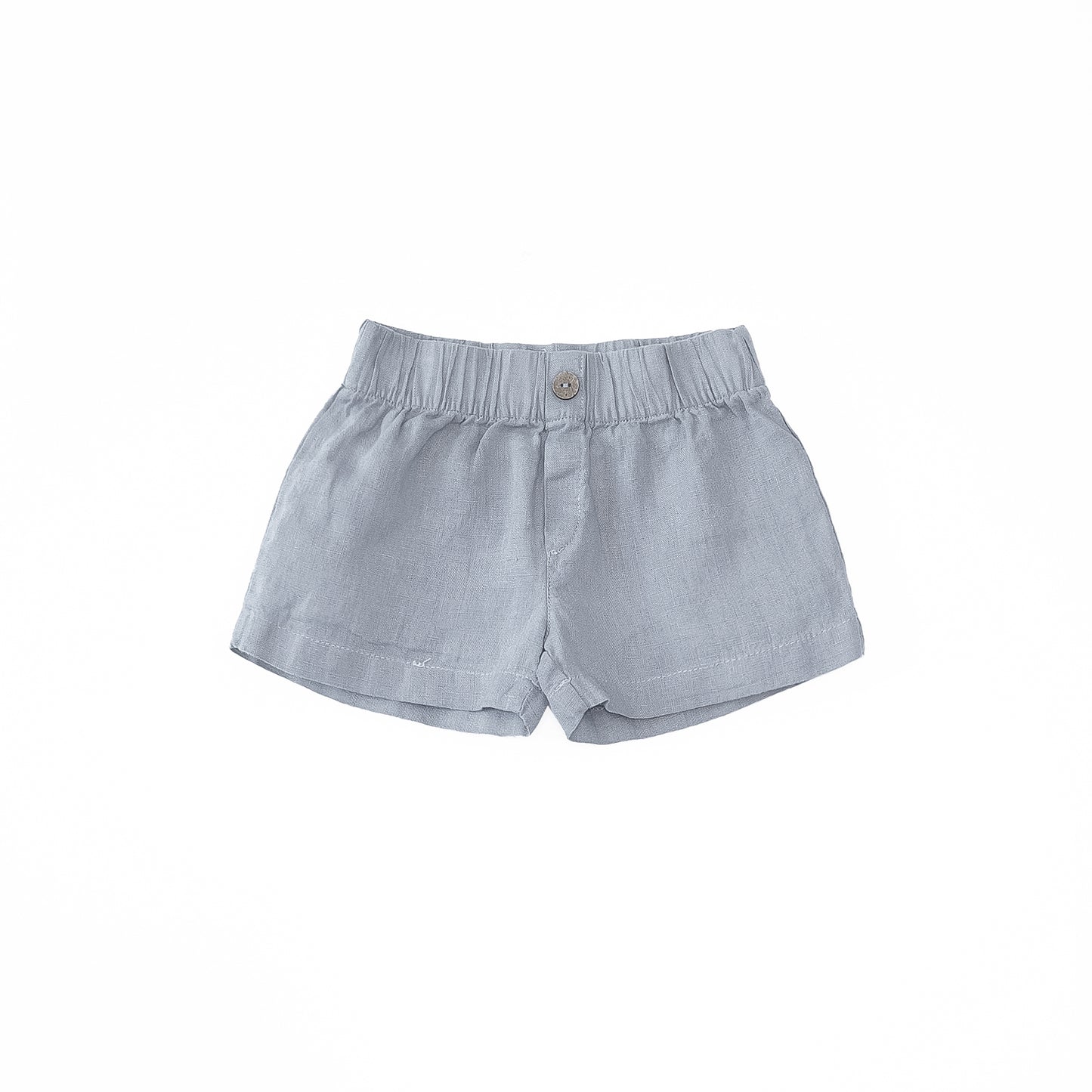 Pantalón corto lino Azul- PLAY UP