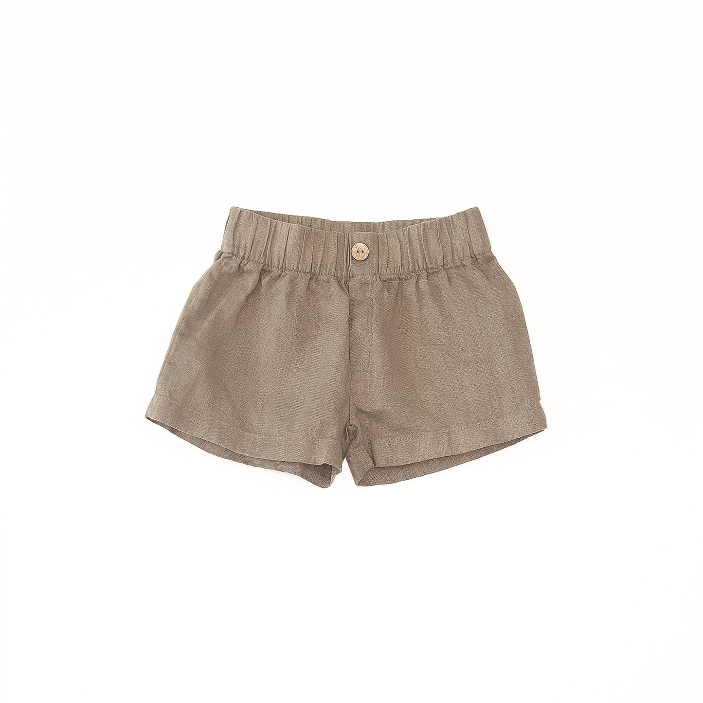 Pantalón corto lino natural- PLAY UP