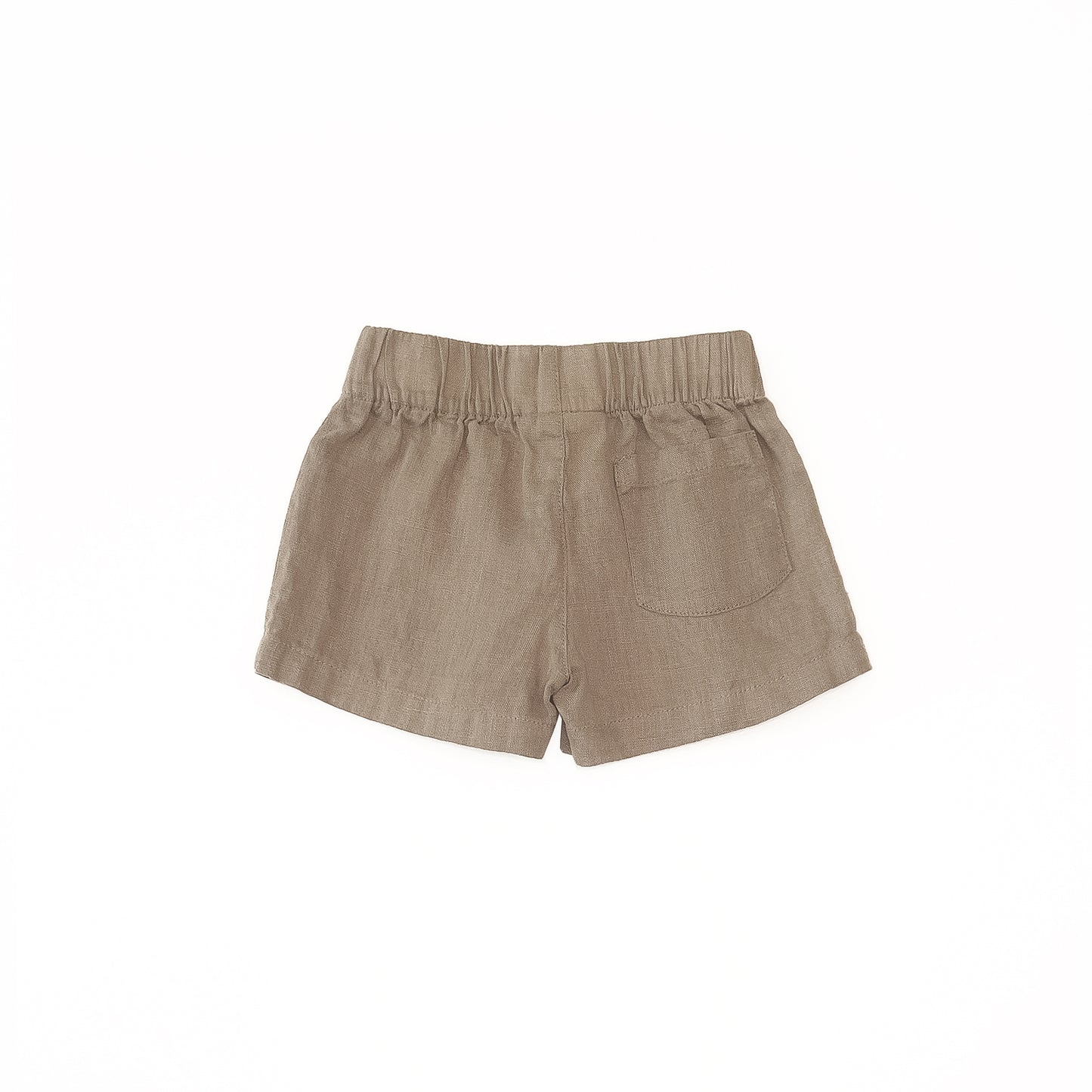Pantalón corto lino natural- PLAY UP