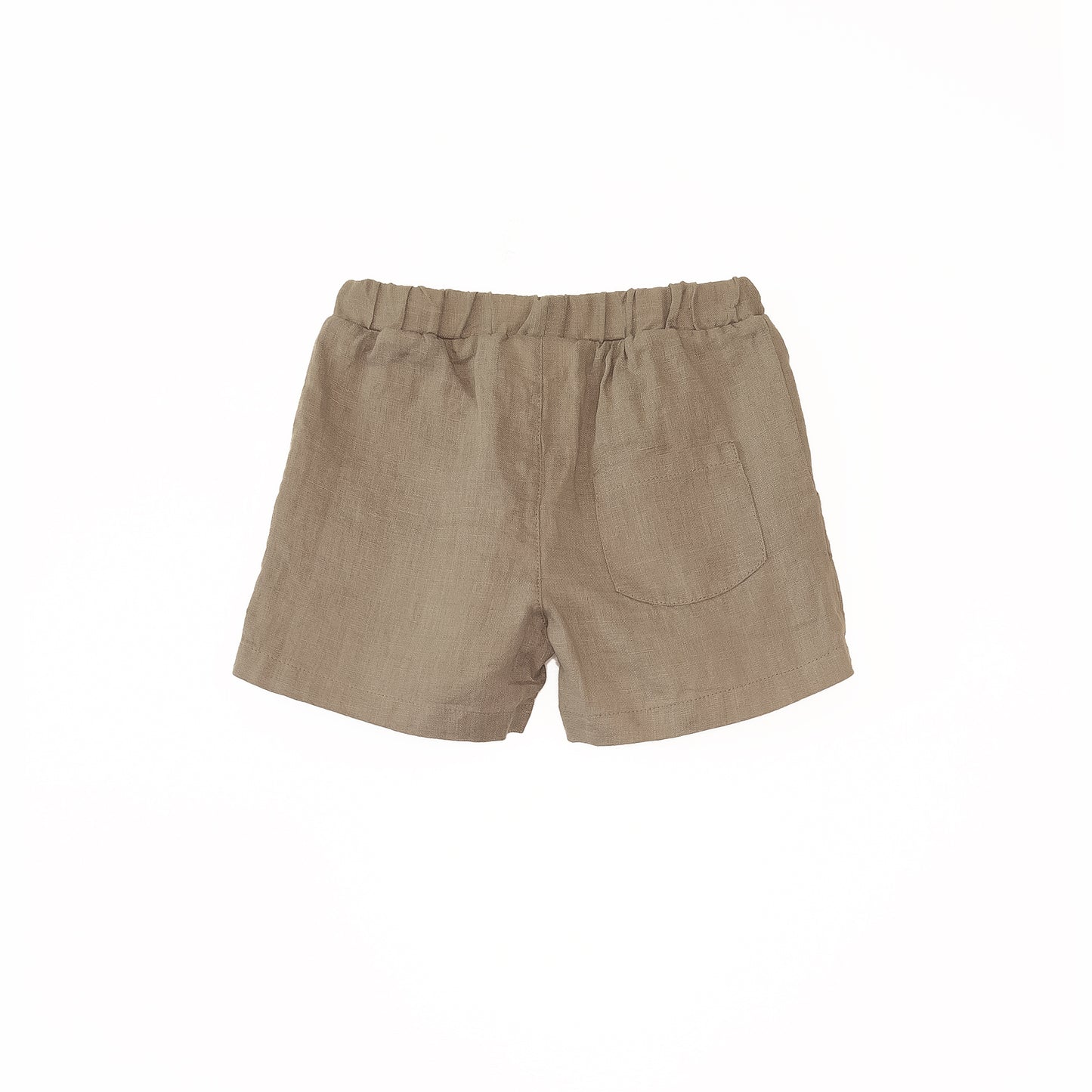 Pantalón corto lino natural- PLAY UP