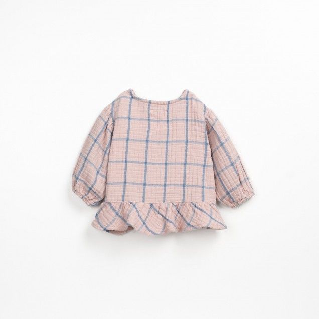 Blusa de cuadros rosa- PLAY UP
