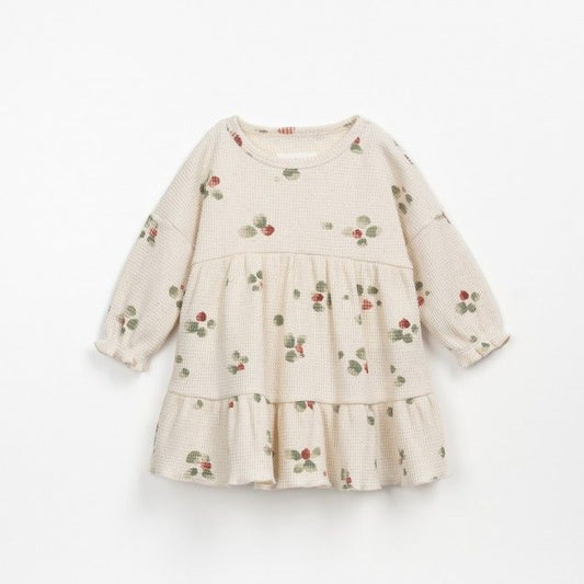 Vestido textura con estampado- PLAY UP