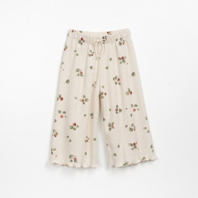 Pantalón textura con estampado- PLAY UP