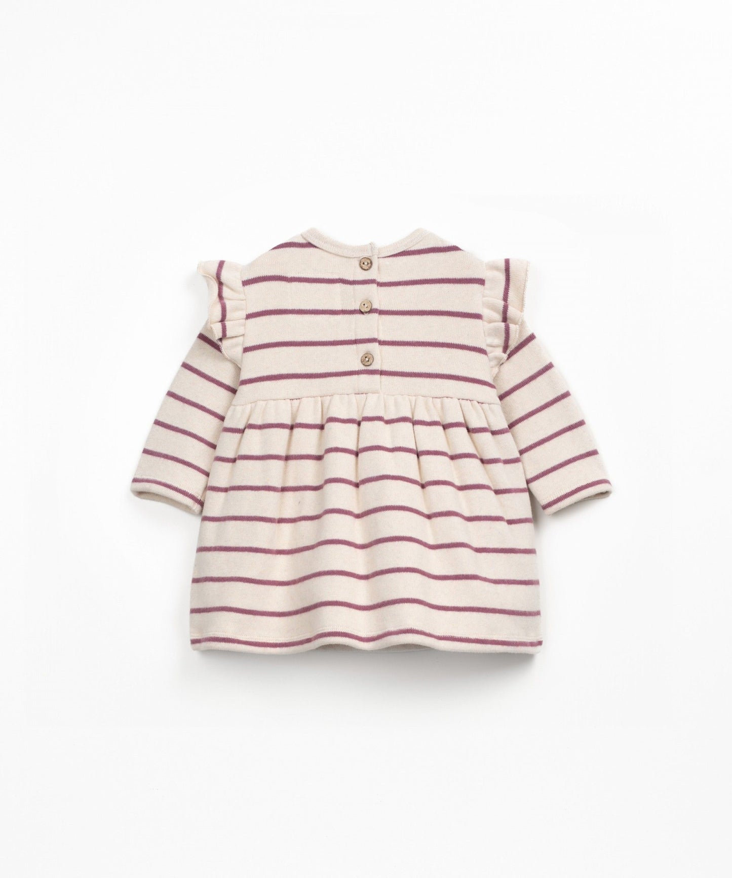 Vestido rayas berenjena- PLAY UP