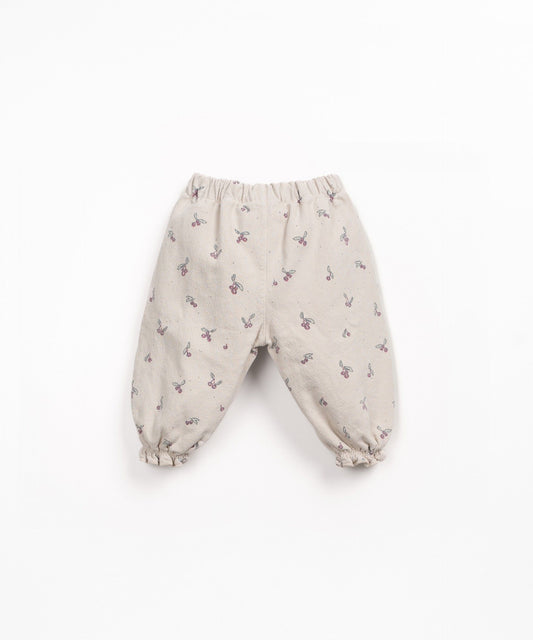 Pantalón sarga Florecitas - PLAY UP