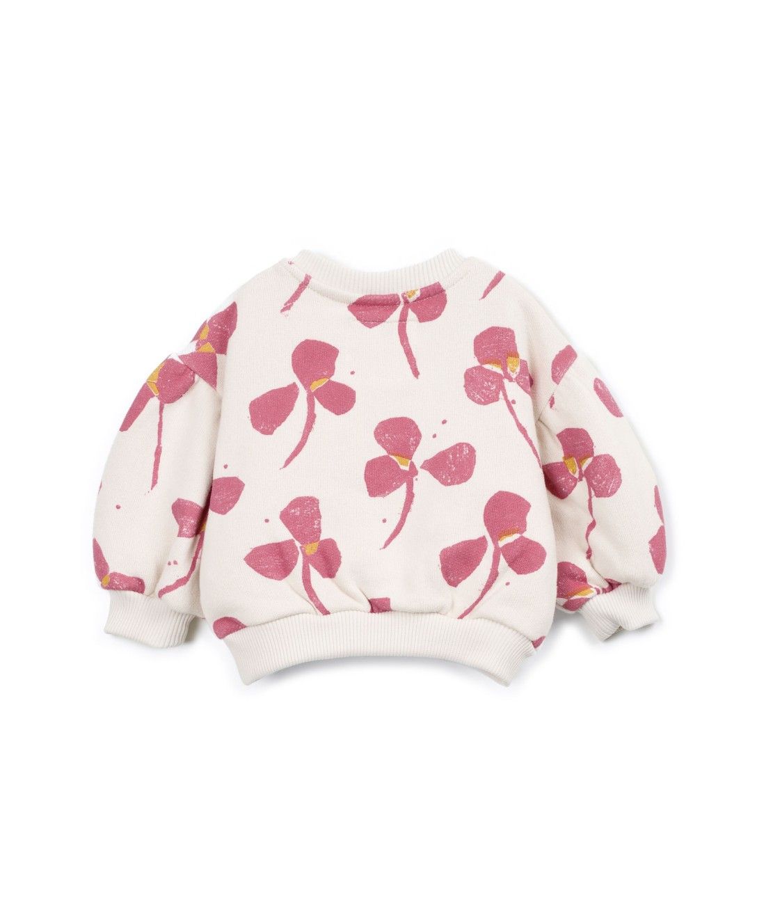 Sudadera Flores Malva- PLAY UP