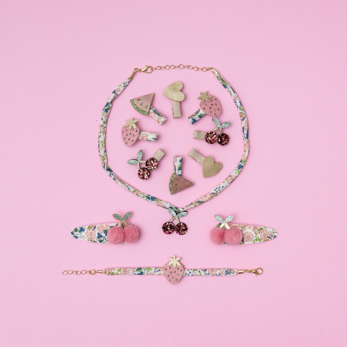 Set bisutería Fresas y Cerezas- MIMI & LULA
