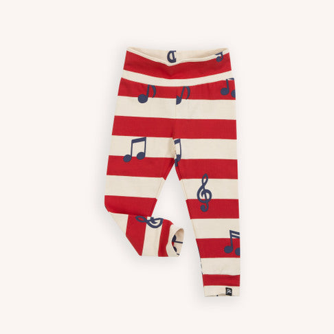 Legging con estampado de notas- CARLIJNG