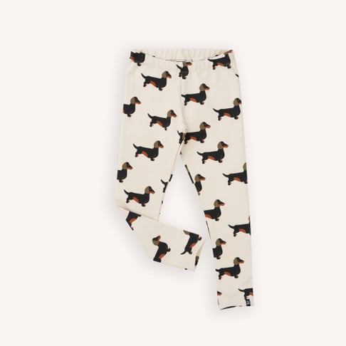 Legging con estampado de perros- CARLIJNG