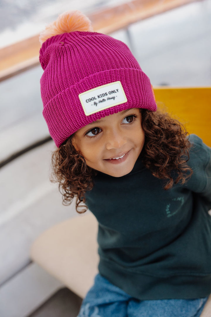 Gorro Block Purple- HELLO HOSSY
