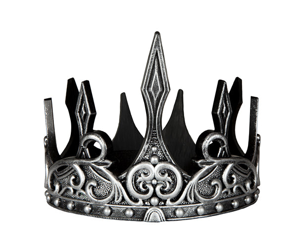 Corona Medieval Plateada- GREAT PRETENDERS