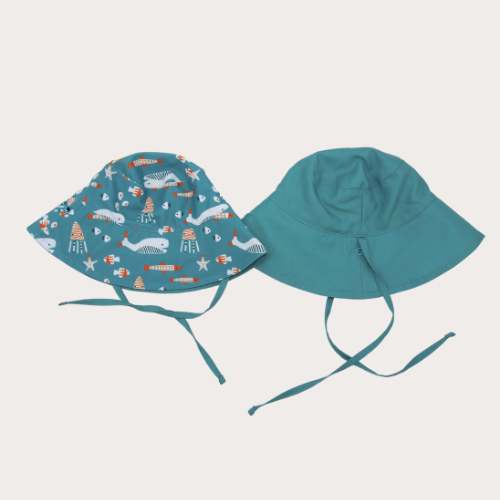 Gorro Buket reversible con protección solar UPF 50+- MONNUAGE