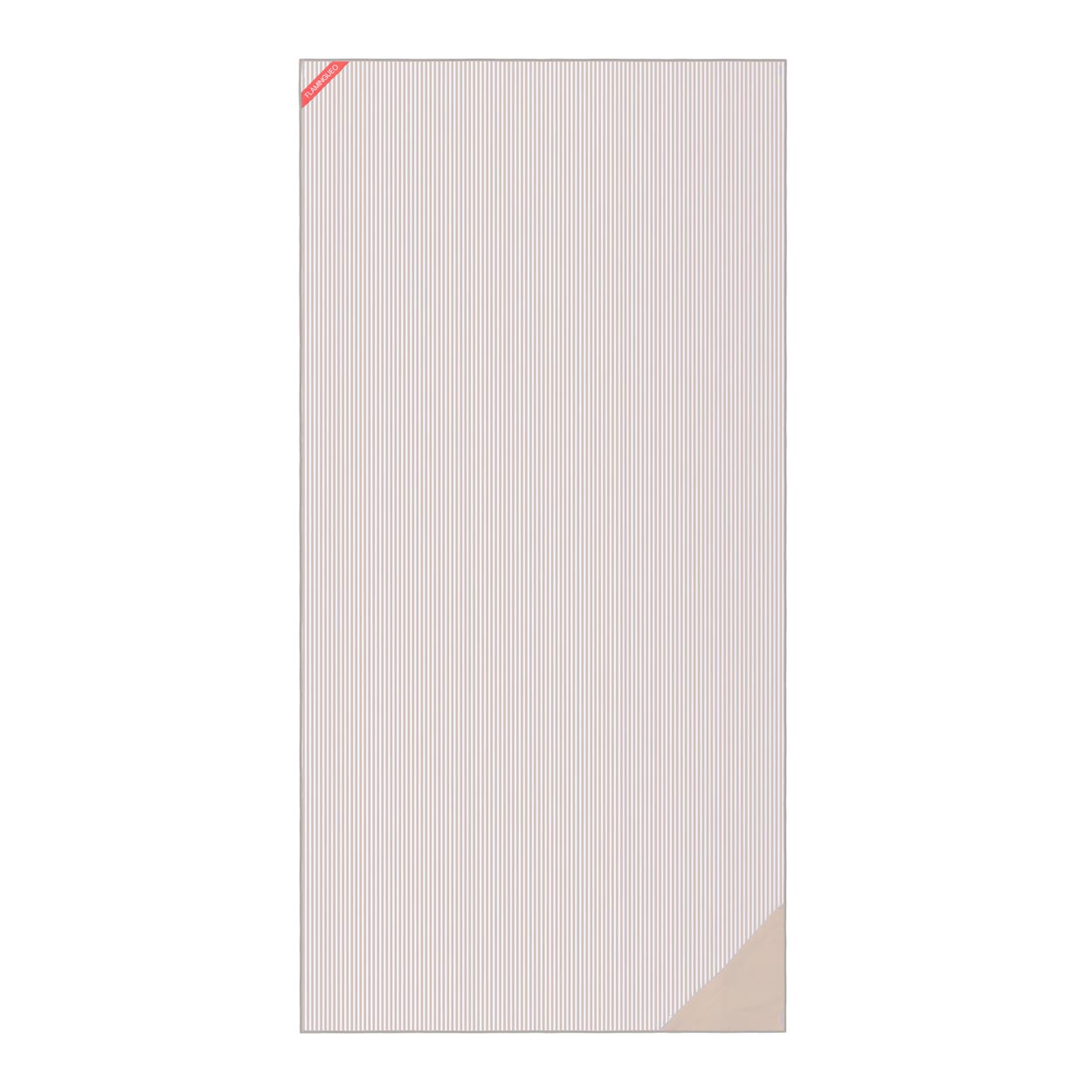 Toalla microfibra beige PIPA -FLAMINGUEO