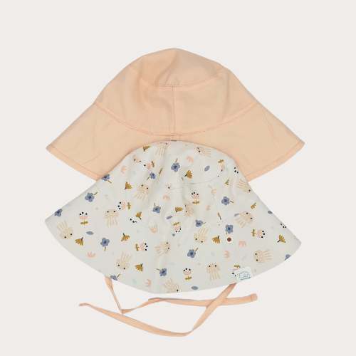Gorro Buket reversible con protección solar UPF 50+- MONNUAGE