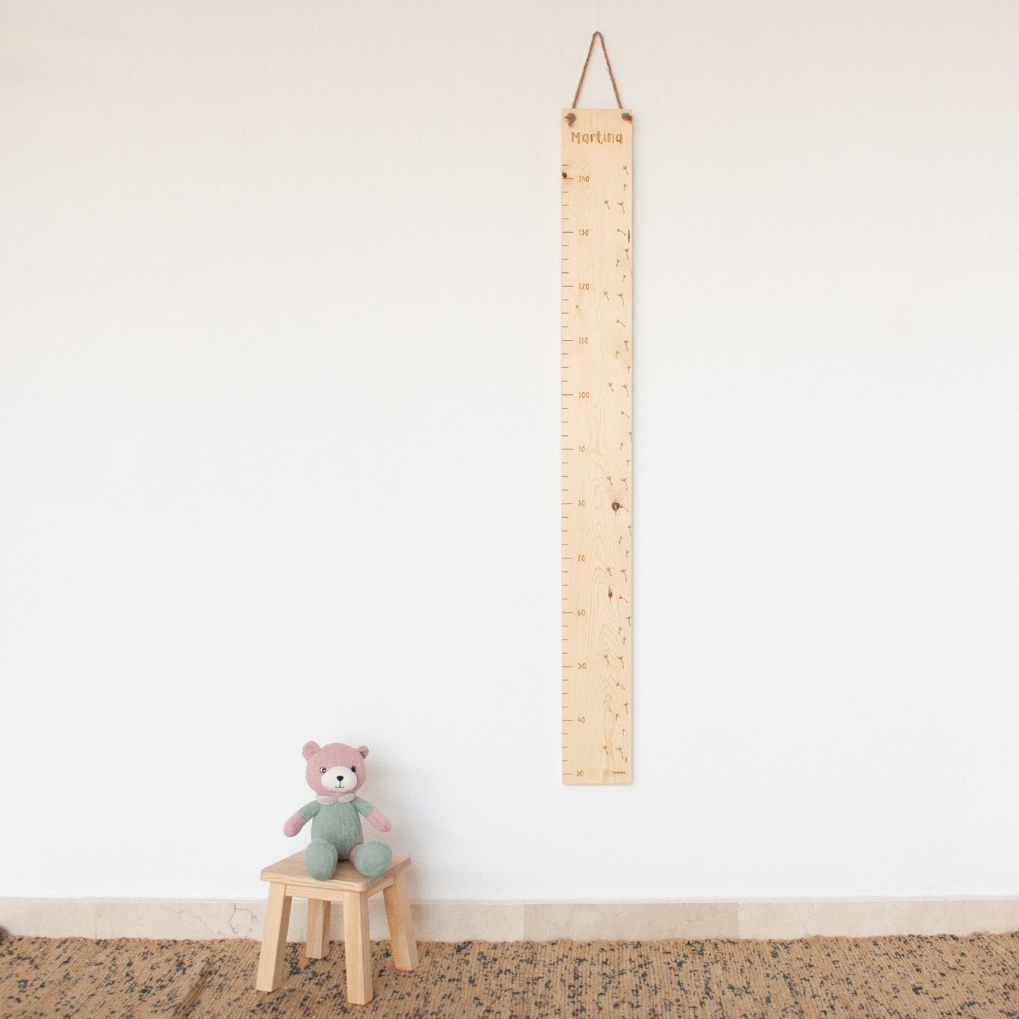 Medidor de madera personalizado - HUELLAS DE MADERA