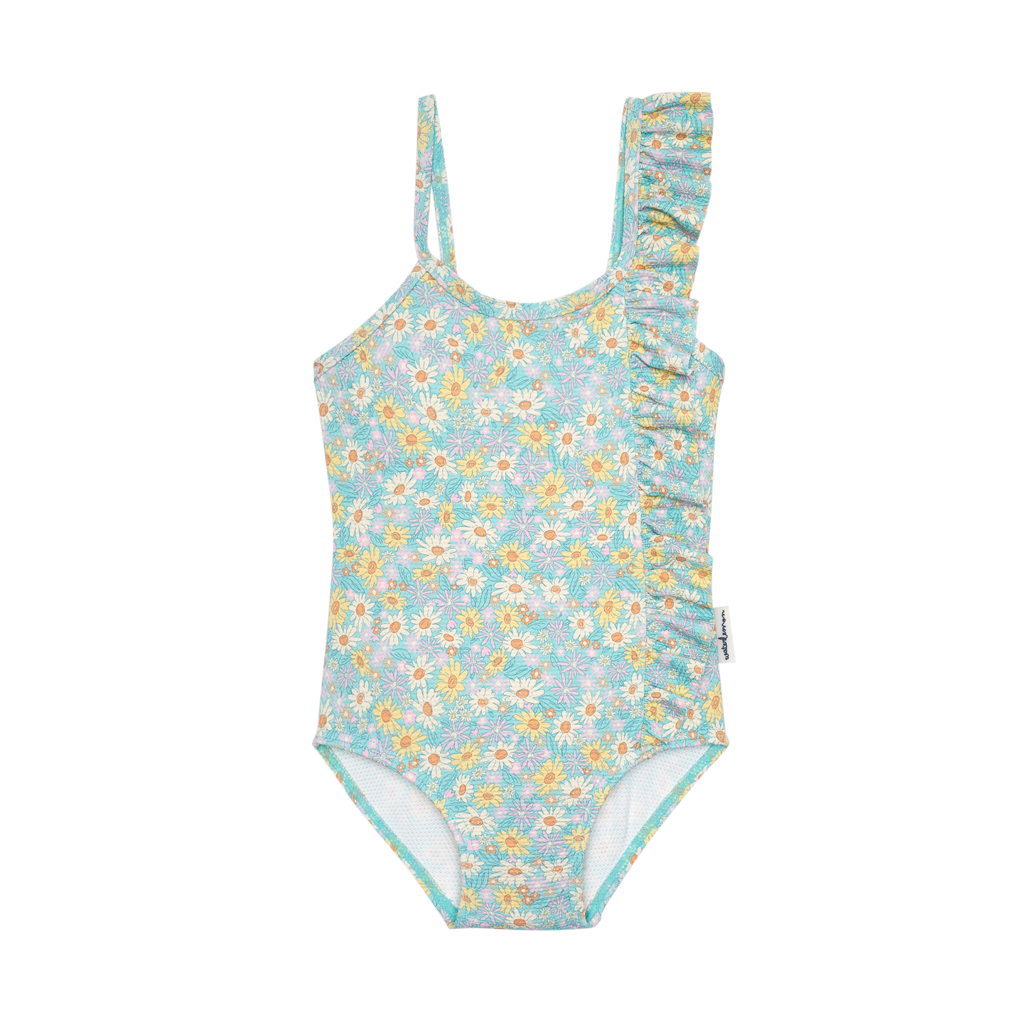 Bañador entero Niña Floral- WATERLEMON