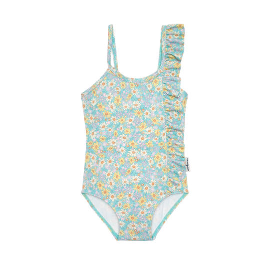 Bañador entero Niña Floral- WATERLEMON