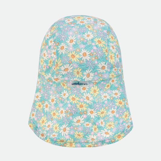 Gorrita Flap Floral - WATERLEMON