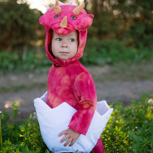 Baby Dino triceratops con cola de huevo- GREAT PRETENDERS
