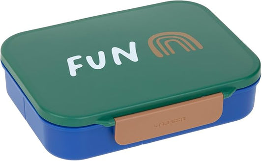 Fiambrera Benito arcoíris verde-LÄSSIG