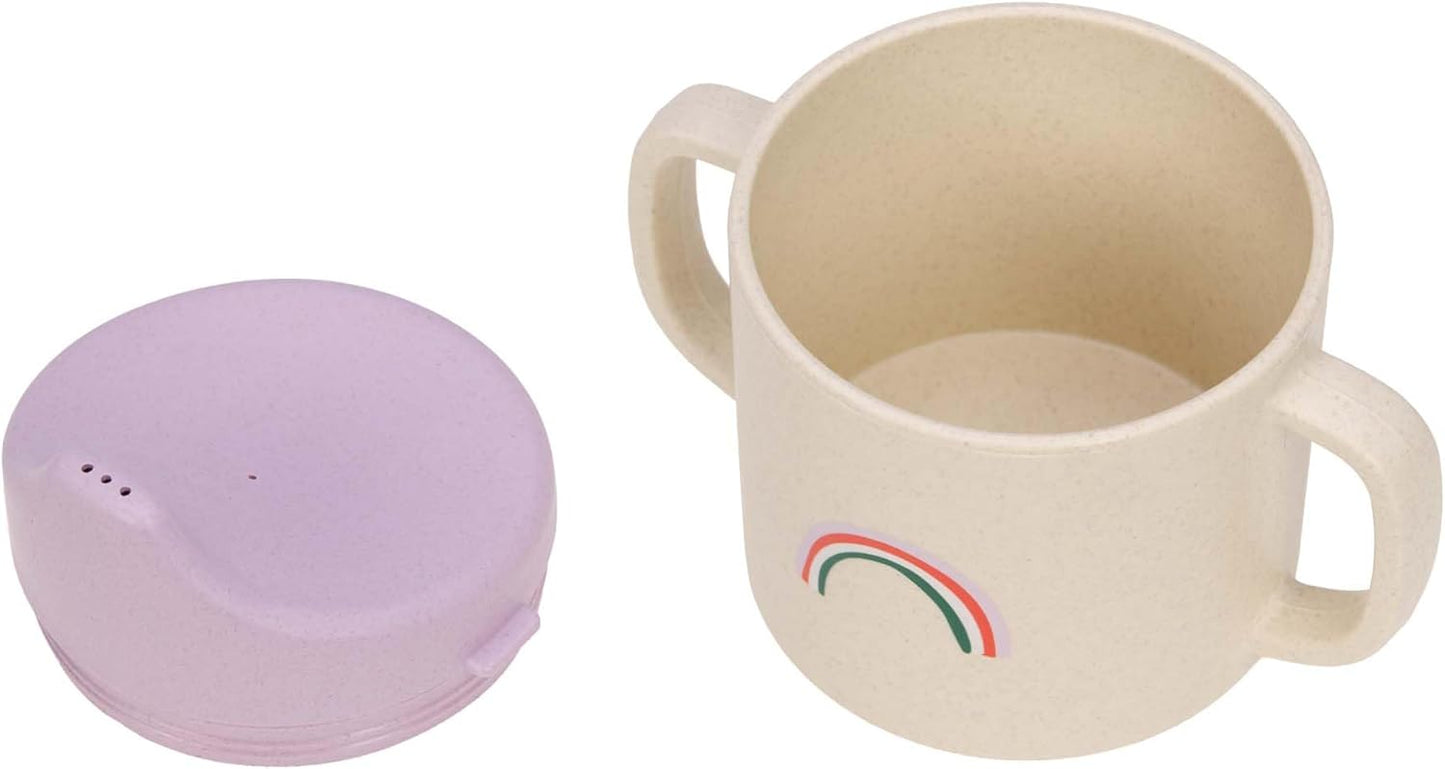 Vaso con asa y tapa corazón-LÄSSIG