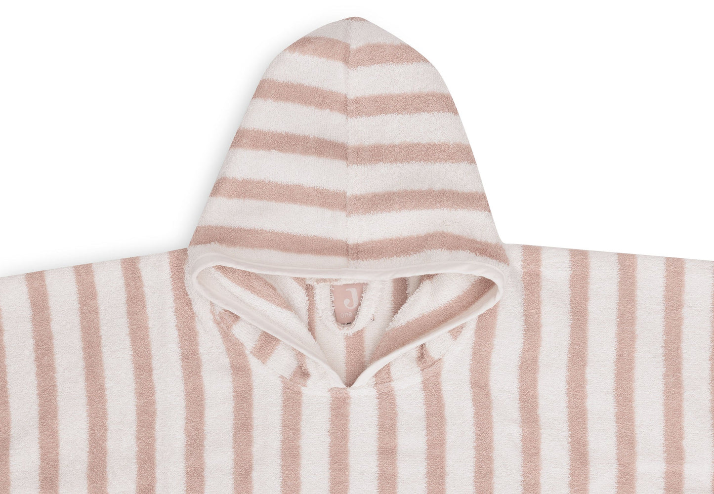 Toalla poncho rayas rosas- JOLLEIN