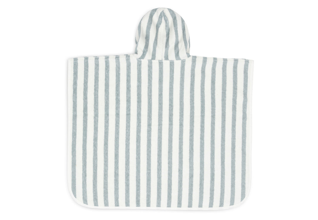 Toalla poncho rayas verdes- JOLLEIN