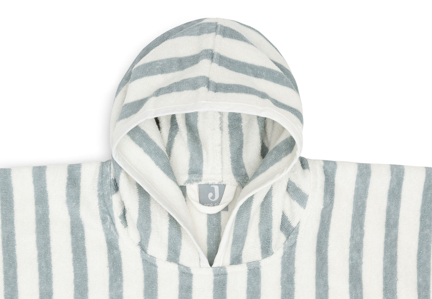 Toalla poncho rayas verdes- JOLLEIN