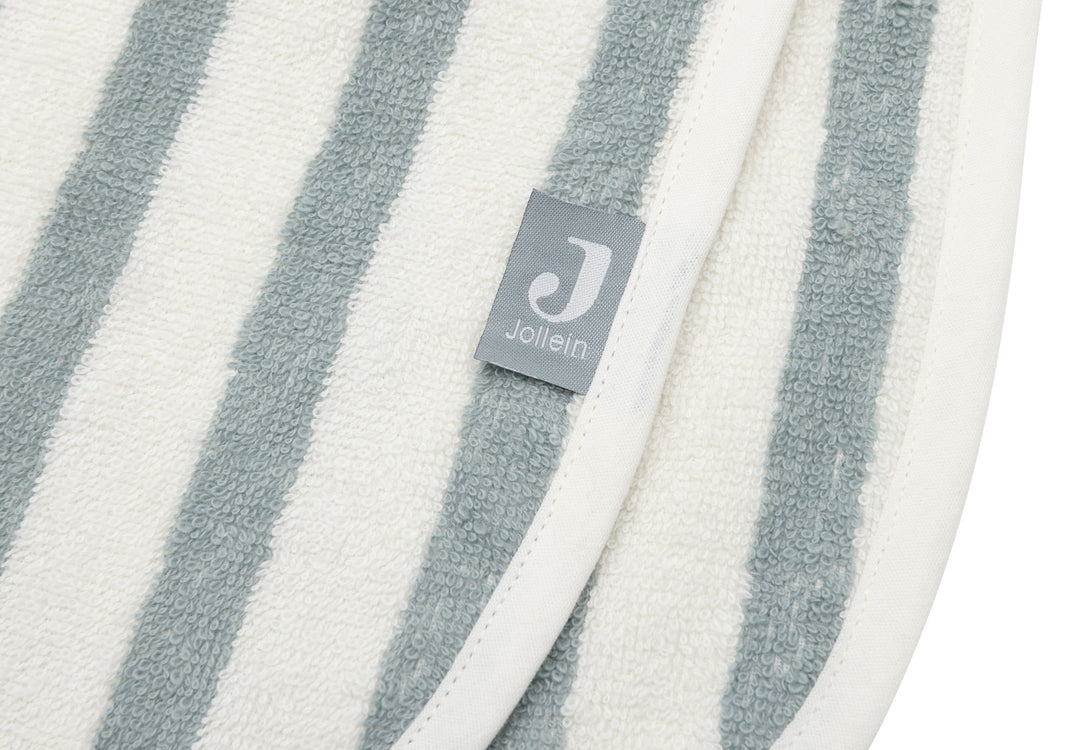 Toalla poncho rayas verdes- JOLLEIN