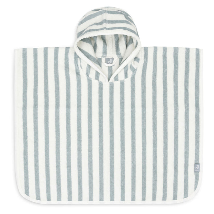 Toalla poncho rayas verdes- JOLLEIN