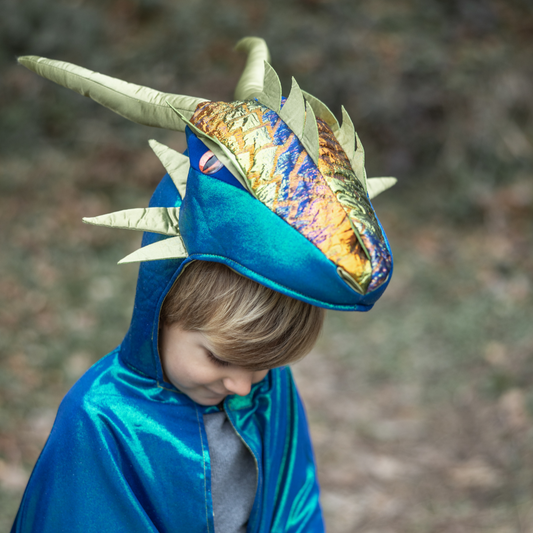 Capa de dragón metálico esmeralda - GREAT PRETENDERS