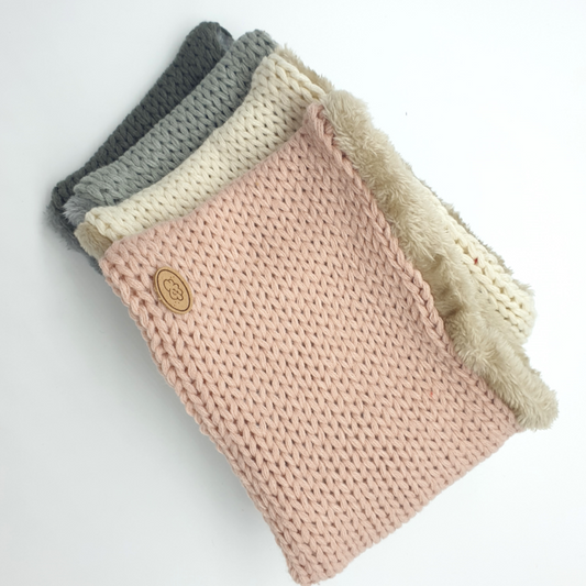 Cuello punto grueso con pelo interior - MONNUAGE